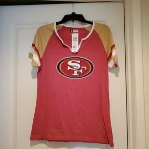 New With Tags Cute Women's 49er Top